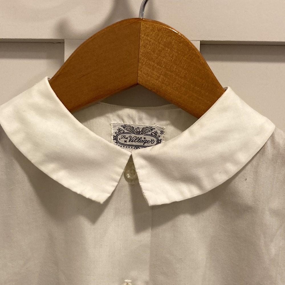 Vintage white blouse. The Villager. - Picture 3 of 7